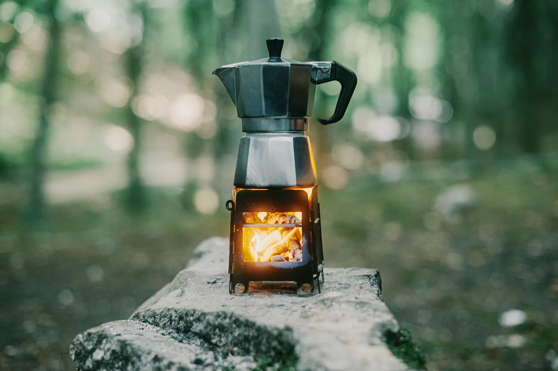 Efficient Outdoor Cooking with a Titanium Wood Stove