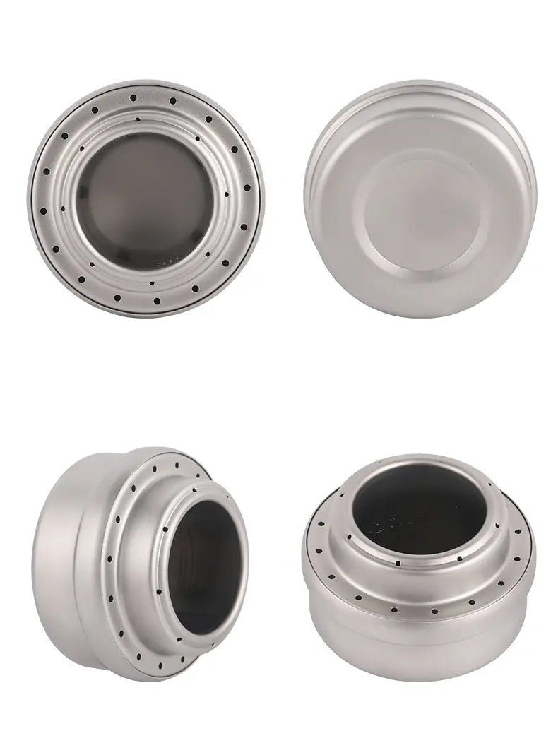 Titanium Alchol Burner with Stand