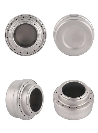 Titanium Alchol Burner with Stand