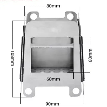 RaiderStove – Fornello Pieghevole in Titanio Ultraleggero