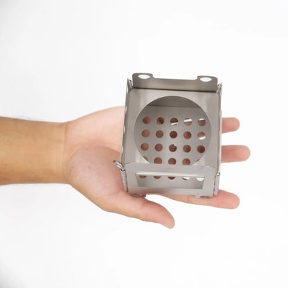 RaiderStove – Fornello Pieghevole in Titanio Ultraleggero